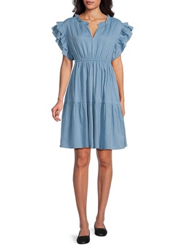 Cathy Ruffle Dress