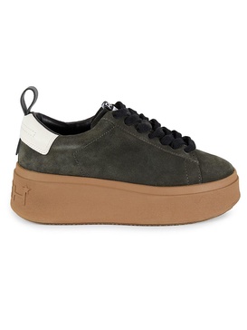 Move S Suede & Leather Low Top Platform Sneakers