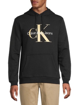 Logo Heathered Hoodie
