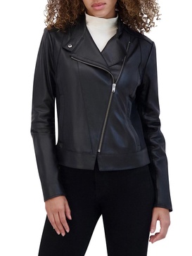 Avril Leather Moto Jacket
