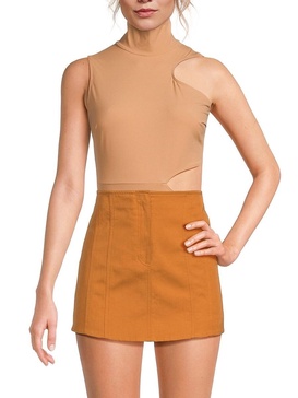 Cut Out Highneck Bodysuit
