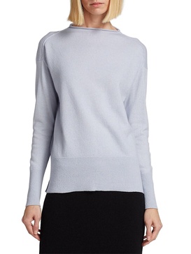 COLLECTION Rolled Crewneck Sweater
