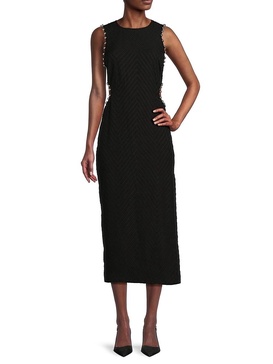 Knit Cutout Sheath Dress
