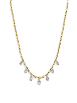 14K Yellow Gold & 0.82 TCW Diamond Necklace