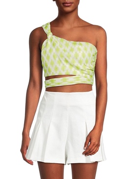 Oak Print Crop Top