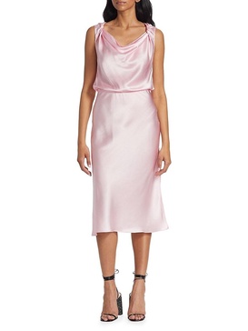 Ellison Silk Midi Slip Dress