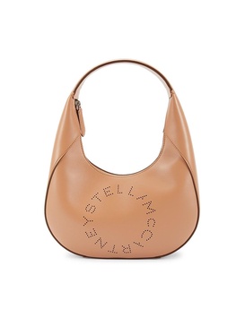 Linea Logo Vegan Leather Hobo Bag