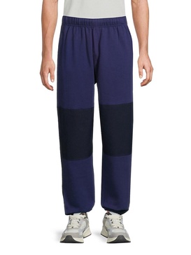 Contrast Cotton Sweatpants