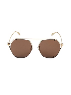58MM Geometric Sunglasses