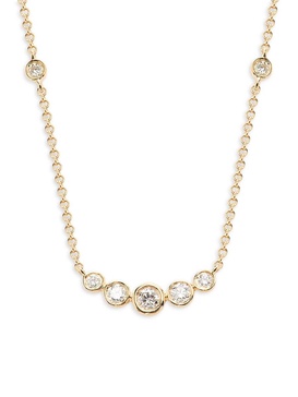 14K Yellow Gold & 0.20 TCW Diamond Necklace