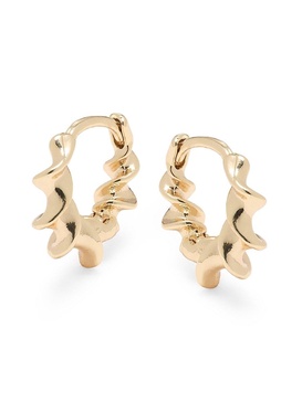 14K Goldplated Huggie Earrings