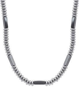 Stainless Steel & Hematite Necklace