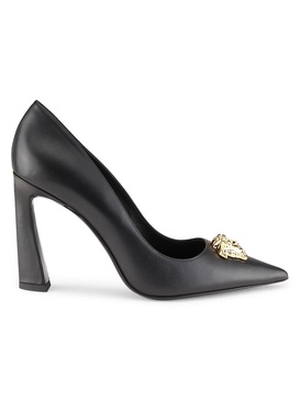 100MM Medusa Leather Pumps