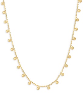 14K Yellow Gold 18" Bead Chain Necklace