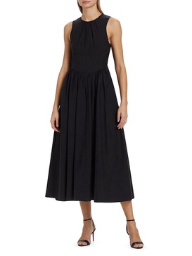 Benita Tie-Back Fit & Flare Dress