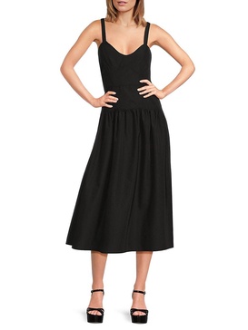 Karin Fit & Flare Midi Dress