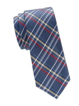 Check Silk Tie