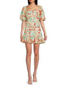 Martin Pleated Mini Dress