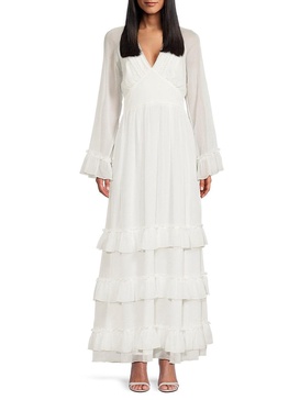 Viv Ruffle Tiered Maxi Dress