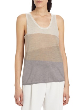 Colorblock Wool Tank Top