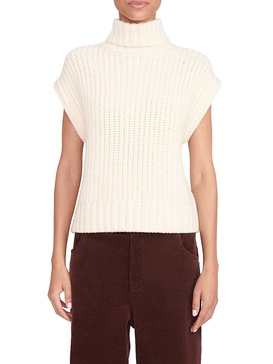Bette Rib-Knit Sleeveless Sweater