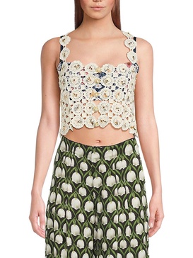 Zilia Caracola Crochet Crop Top