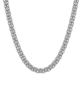 18K Goldplated Stainless Steel or Stainless Steel Bismark Mesh Link Necklace