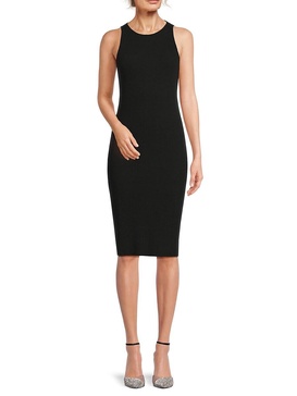 Ribbed Sleeveless Dress