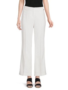 Wide Leg Pintuck Trousers