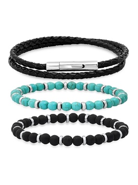 3-Piece Stackable Bracelet Set