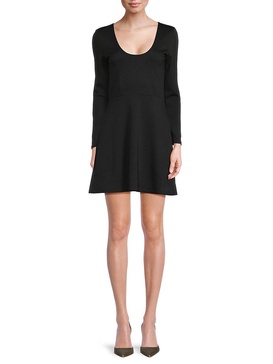 Scoopneck Skater Minidress