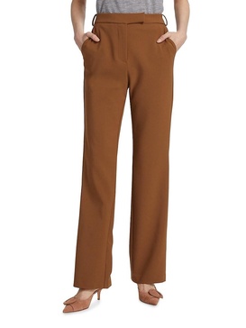 Straight-Leg High-Rise Trousers