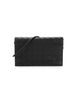 Intrecciato Leather Shoulder Bag
