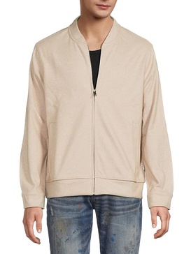 Alden Herringbone Baseball Collar Jacket