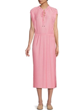 Emals Pleated Midi-Dress