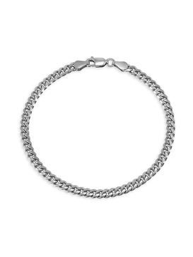 Sterling Silver Curb Link Bracelet