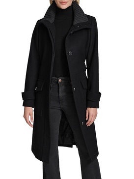 Scout Belted Wool Blend Longline Coat