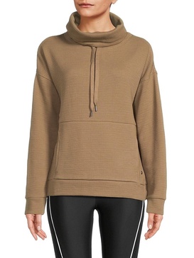 Waffle Knit Sweatshirt