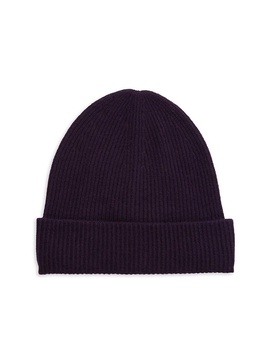 Ribbed Cashmere Beanie