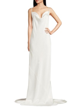 Strappy Back Floor Length Gown