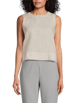 100% Linen Sleeveless Top