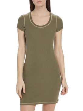 Rib-Knit Body-Con Minidress
