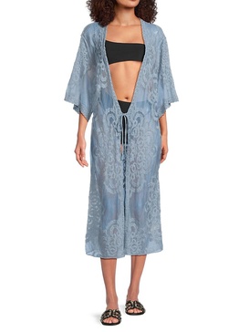 Summer Breeze Lace Cover-Up Kimono
