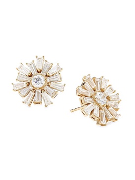 Revelry 18K Goldplated Sterling Silver & Cubic Zirconia Stud Earrings