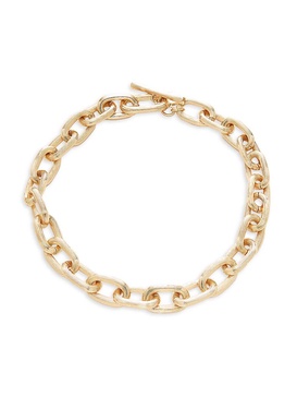 Goldtone Link Chain Necklace/17''