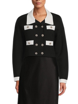 Verdell Double-Breasted Wool-Blend Cardigan