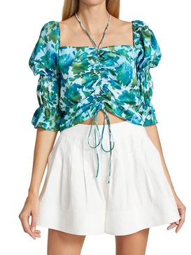 Raveena Puff-Sleeve Top