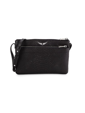 Stella Embossed Leather Crossbody Bag