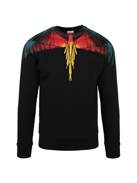 Loose Fit Icon Wings Graphic Sweatshirt