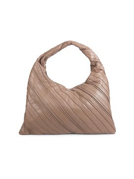 Dakota Textured Leather Hobo Bag